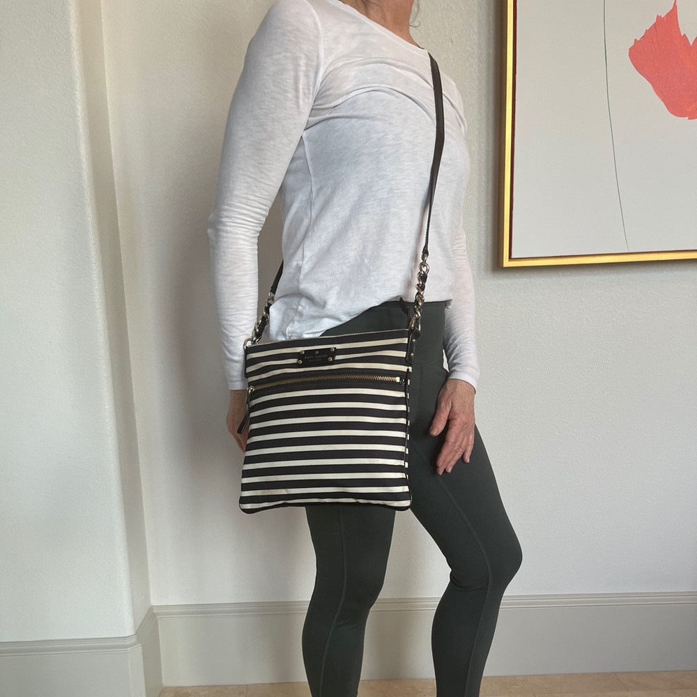 Kate Spade French Stripe Crossbody Bag